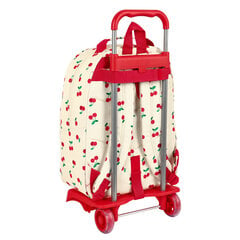 Школьный рюкзак с колесиками Safta Cherry, бежевый (32 x 42 x 15 см) цена и информация | Школьные рюкзаки, спортивные сумки | pigu.lt