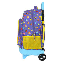 Школьный рюкзак с колесиками SuperThings Guardians of Kazoom, фиолетовый / жёлтый, 33 x 45 x 22 см цена и информация | Школьные рюкзаки, спортивные сумки | pigu.lt