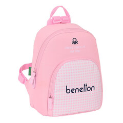 Vaikiškas krepšys Benetton Vichy Mini Rožinė (25 x 30 x 13 cm) kaina ir informacija | Kuprinės mokyklai, sportiniai maišeliai | pigu.lt