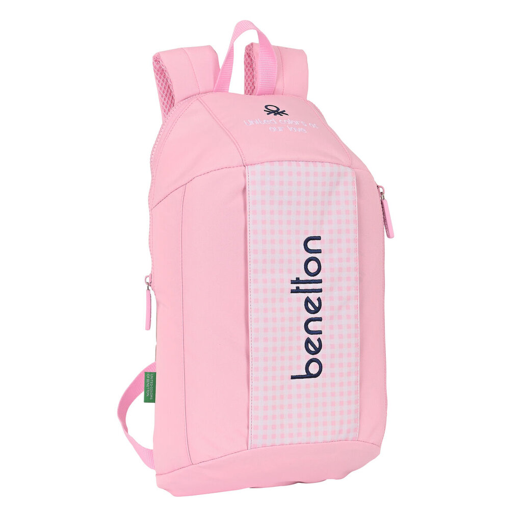 Vaikiškas krepšys Benetton Vichy Mini Rožinė (22 x 39 x 10 cm) kaina ir informacija | Kuprinės mokyklai, sportiniai maišeliai | pigu.lt