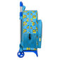 Mokyklinė kuprinė su ratukais Minions Minionstatic Mėlyna (33 x 42 x 14 cm) kaina ir informacija | Kuprinės mokyklai, sportiniai maišeliai | pigu.lt