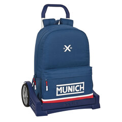 Mokyklinė kuprinė su ratukais Munich Soon Mėlyna (30 x 46 x 14 cm) kaina ir informacija | Kuprinės mokyklai, sportiniai maišeliai | pigu.lt
