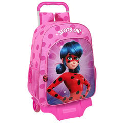 Школьный рюкзак с колесиками Lady Bug, фуксия цена и информация | Школьные рюкзаки, спортивные сумки | pigu.lt