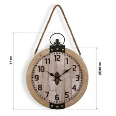 Versa o CLOCK  MDF (40 x 6,5 x 47 cm) цена и информация | Часы | pigu.lt