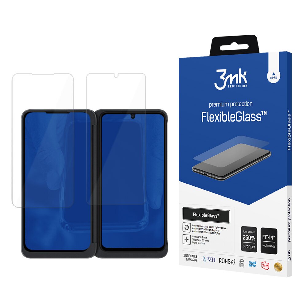 LG G8X - 3mk FlexibleGlass™ 3 pcs screen protector цена и информация | Apsauginės plėvelės telefonams | pigu.lt