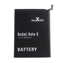 Maxlife battery for Xiaomi Redmi 7 / Redmi Note 8 / 8T BN46 4000mAh цена и информация | Аккумуляторы для телефонов | pigu.lt