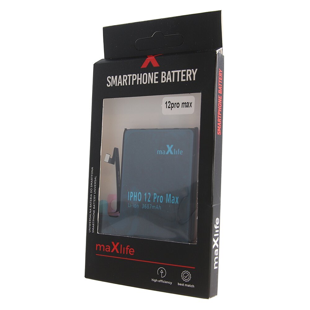 Maxlife iPhone 12 Pro Max 3687mAh kaina ir informacija | Akumuliatoriai telefonams | pigu.lt