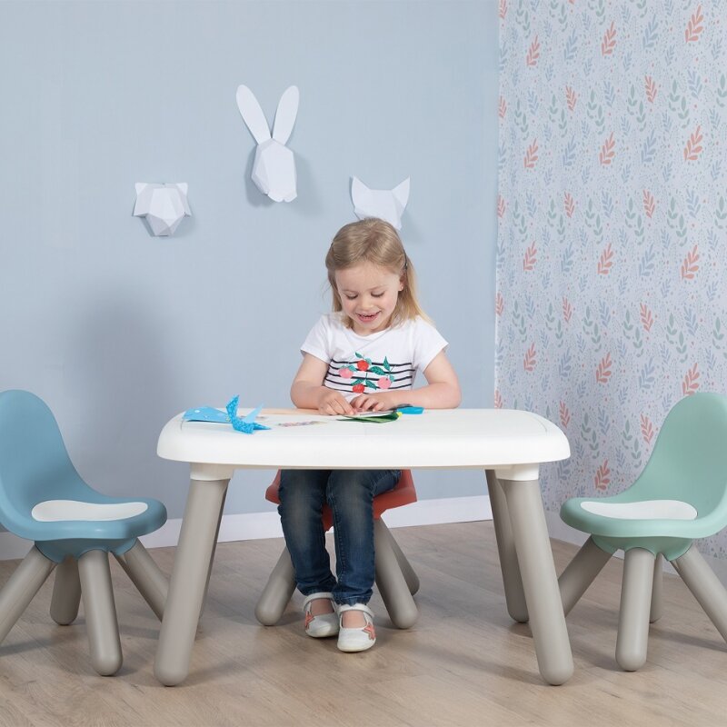 Kambario stalas - Smoby, baltas kaina ir informacija | Vaikiškos kėdutės ir staliukai | pigu.lt