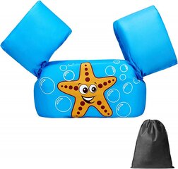 Plaukimo liemenė su rankogaliais Star, mėlyna kaina ir informacija | Plaukimo liemenės ir rankovės | pigu.lt