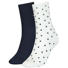 SOCKS TOMMY HILFIGER TH WOMEN SOCK DOT 2P 100001493002 цена и информация | Женские носки | pigu.lt