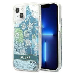 Guess GUHCP13MLFLSN skirtas iPhone 13 6.1", žalias kaina ir informacija | Telefono dėklai | pigu.lt