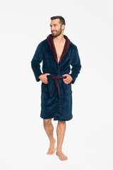 Vyriškas chalatas Henderson Term, tamsiai mėlyna/baklažanas kaina ir informacija | Vyriški chalatai, pižamos | pigu.lt