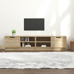 vidaXL Televizoriaus spintelės, 2vnt., ąžuolo, 80x35x36,5cm, mediena kaina ir informacija | TV staliukai | pigu.lt
