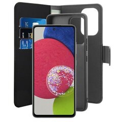 Puro Wallet Detachable Samsung A53 A536 2w1 czarne|black SGA53BOOKC3BLK цена и информация | Чехлы для телефонов | pigu.lt