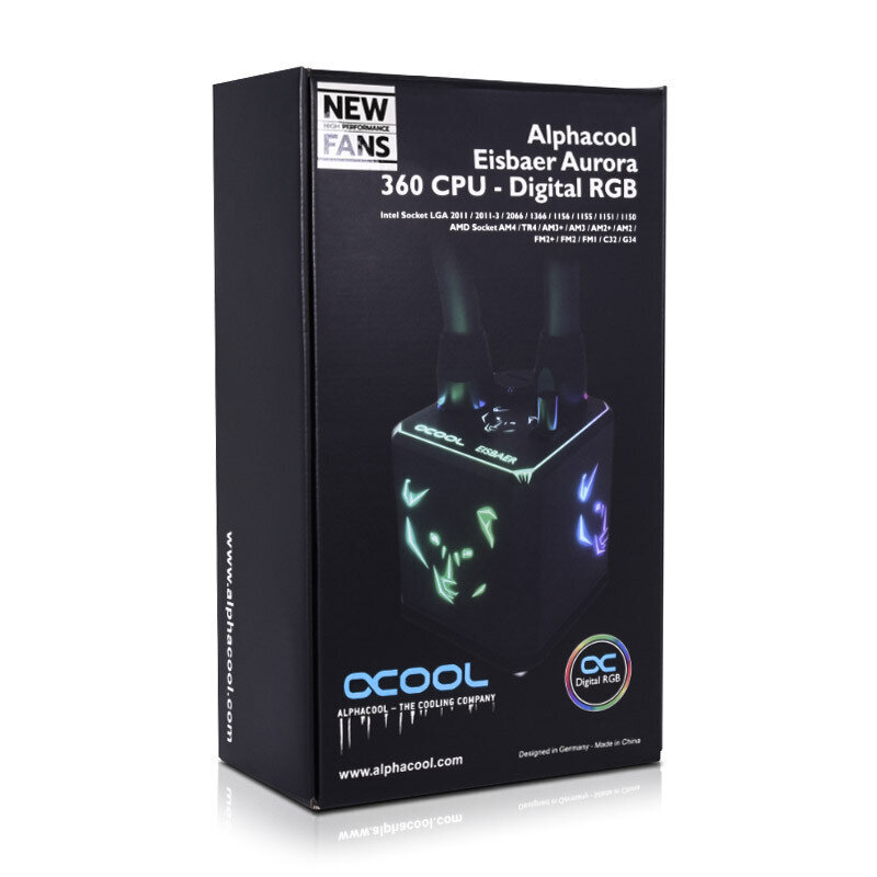Alphacool Eisbaer Aurora HPE Edition 360 AIO kaina ir informacija | Procesorių aušintuvai | pigu.lt