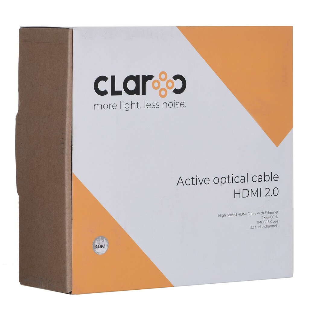 Claroc, HDMI, 40 m kaina ir informacija | Kabeliai ir laidai | pigu.lt