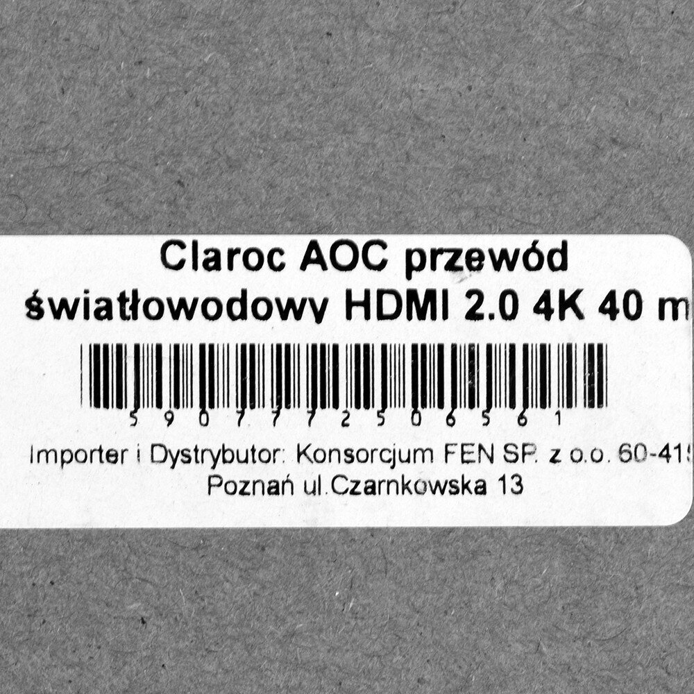 Claroc, HDMI, 40 m kaina ir informacija | Kabeliai ir laidai | pigu.lt