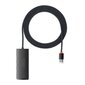 Hub 4w1 Baseus Lite Series USB 4x USB 3.0 2m цена и информация | Adapteriai, USB šakotuvai | pigu.lt