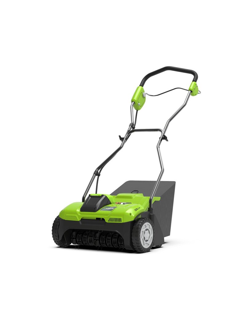 Skarifikatorius Greenworks g40dt35 kaina ir informacija | Aeratoriai, kultivatoriai | pigu.lt