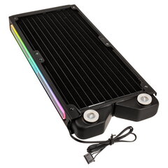 Raijintek Teos RGB-LED Copper Radiator 240mm 0R40A00061 kaina ir informacija | Aušinimas vandeniu - aksesuarai | pigu.lt