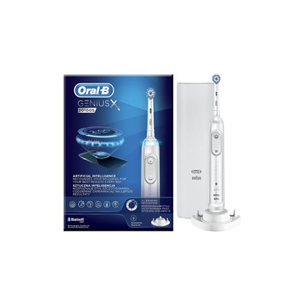 Oral-B Genius X 20100S цена и информация | Elektriniai dantų šepetėliai | pigu.lt