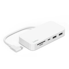 USB-разветвитель Belkin INC011BTWH Белый цена и информация | Адаптеры, USB-разветвители | pigu.lt