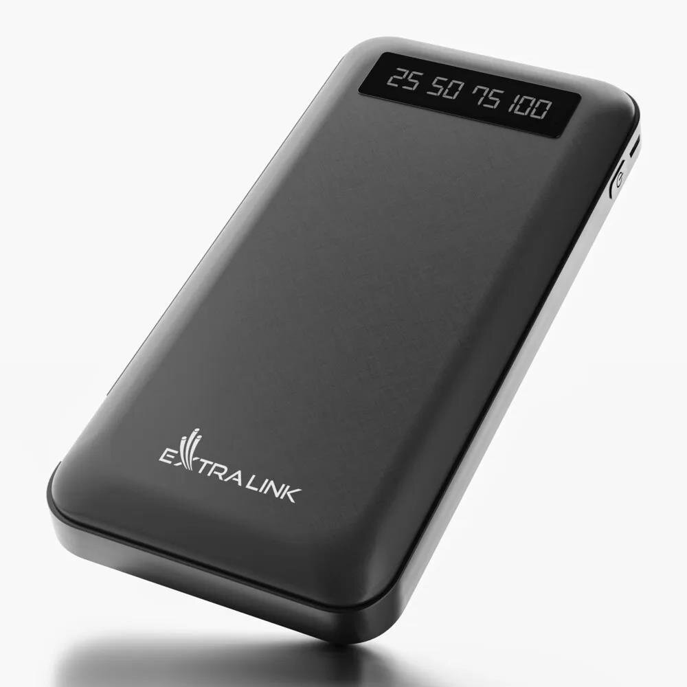 Extralink powerbank EPB-083 10000mAh 5V black kaina ir informacija | Atsarginiai maitinimo šaltiniai (power bank) | pigu.lt