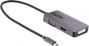 Кабель Micro USB Startech 118-USBC-HDMI-VGADVI цена и информация | Адаптеры, USB-разветвители | pigu.lt