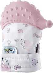 Жевательная перчатка BabyJem Bite, розовая цена и информация | Прорезыватели | pigu.lt