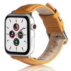 Beline pasek Apple Watch Leather 38|40|41mm jasnobrązowy |light brown цена и информация | Аксессуары для смарт-часов и браслетов | pigu.lt