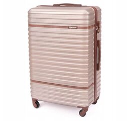 Средний чемодан Solier STL957, 55 л, шампань цена и информация | Чемоданы, дорожные сумки | pigu.lt