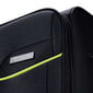 Vidutinis lengvas lagaminas M Solier STL1651 - Juodas/žalias kaina ir informacija | Lagaminai, kelioniniai krepšiai | pigu.lt