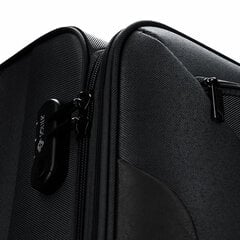 Solier didelis lengvas lagaminas L STL1801, 70 l, juodas kaina ir informacija | Lagaminai, kelioniniai krepšiai | pigu.lt