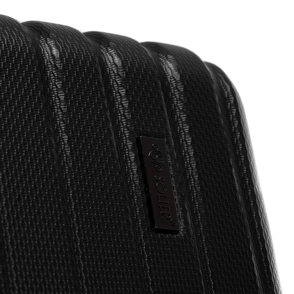 VIdutinio dydžio lagaminas Solier STL902 M, juodas kaina ir informacija | Lagaminai, kelioniniai krepšiai | pigu.lt