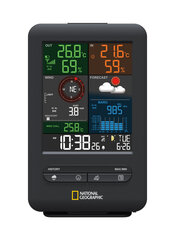 Orų stotelė National Geographic 256 spalvų ir RC kaina ir informacija | Meteorologinės stotelės, termometrai | pigu.lt