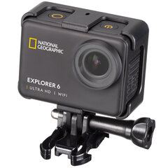 NATIONAL GEOGRAPHIC 4K Ultra-HD 60 kadrų per sekundę „Wi-Fi Action Cam Explorer 6“ kaina ir informacija | Veiksmo ir laisvalaikio kameros | pigu.lt