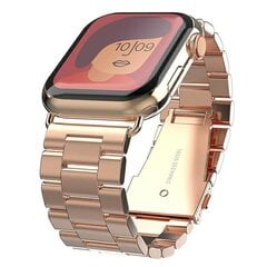 Mercury pasek Metal Apple Watch 42mm różowo złoty|rose gold цена и информация | Аксессуары для смарт-часов и браслетов | pigu.lt