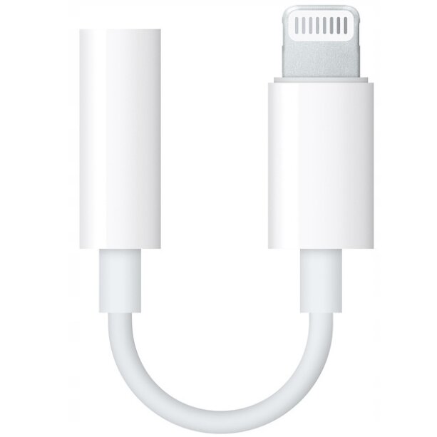 Žaibo lizdo adapteris į 3,5 mm lizdą, skirtas iPhone 7 8 X adapteriui kaina ir informacija | Adapteriai, USB šakotuvai | pigu.lt