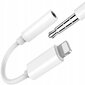 Žaibo lizdo adapteris į 3,5 mm lizdą, skirtas iPhone 7 8 X adapteriui цена и информация | Adapteriai, USB šakotuvai | pigu.lt