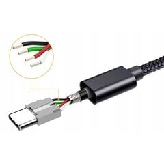 Adapterio kabelis USB TYPE C - 3,5 mm lizdas 0002 kaina ir informacija | Adapteriai, USB šakotuvai | pigu.lt