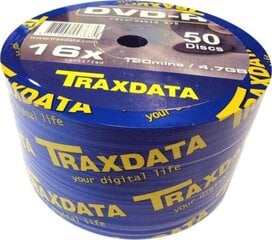 DVD Traxdata DVD-R 4,7 GB, 50 vnt. kaina ir informacija | Vinilinės plokštelės, CD, DVD | pigu.lt