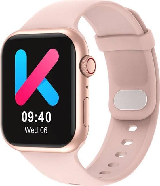 Kumi KU3 Meta Pink Gold kaina ir informacija | Išmanieji laikrodžiai (smartwatch) | pigu.lt