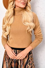Moteriškas polo megztinis Honey Winter, SW-6666-35-2, rudas kaina ir informacija | Megztiniai moterims | pigu.lt