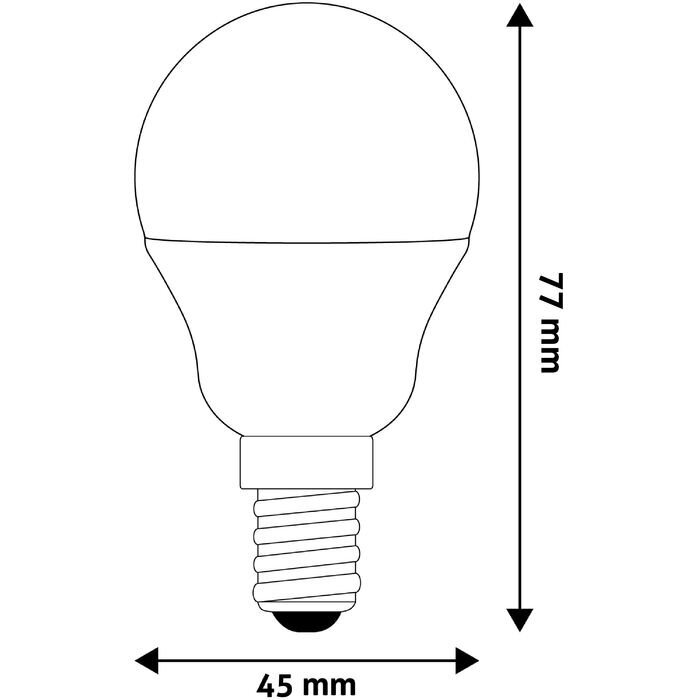 LED lemputė Globe Mini G45 4.5W E14 AVIDE цена и информация | Elektros lemputės | pigu.lt