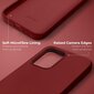 Moozy Lifestyle Dėklas Samsung Galaxy A53 5G - Silikono Dėklas su Matine Danga ir Minkštu Mikropluošto Pamušalu, Senovinė Rožinė kaina ir informacija | Telefono dėklai | pigu.lt