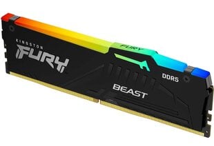 Kingston Fury Beast RGB (KF548C38BBA-8) цена и информация | Оперативная память (RAM) | pigu.lt