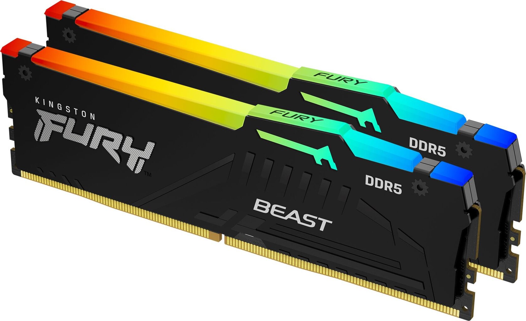 Kingston FURY Beast RGB, 64GB, 2x32GB, DDR5, 5200 MHz цена и информация | Operatyvioji atmintis (RAM) | pigu.lt