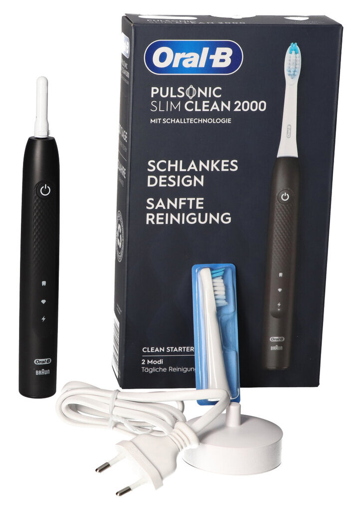 Oral-B Pulsonic Slim Clean 2000 kaina ir informacija | Elektriniai dantų šepetėliai | pigu.lt