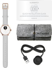 Withings ScanWatch Hybrid Rose Gold/Grey kaina ir informacija | Išmanieji laikrodžiai (smartwatch) | pigu.lt
