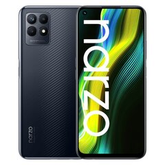 Realme narzo 50 4G 4/128GB Dual SIM Speed Black цена и информация | Мобильные телефоны | pigu.lt